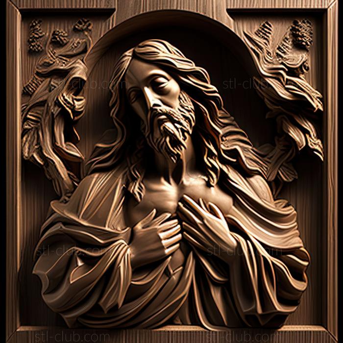 3D model st jesus (STL)